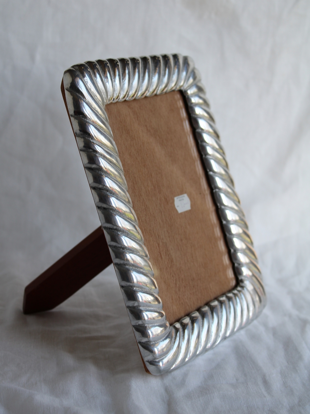 Pewter Twisted Rope Picture Frame - Picture 2 of 8